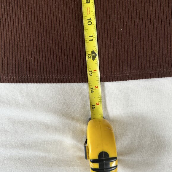 Reformation Women's Medium Brown Ribbed Knit Tank Top - Picture 5 of 11